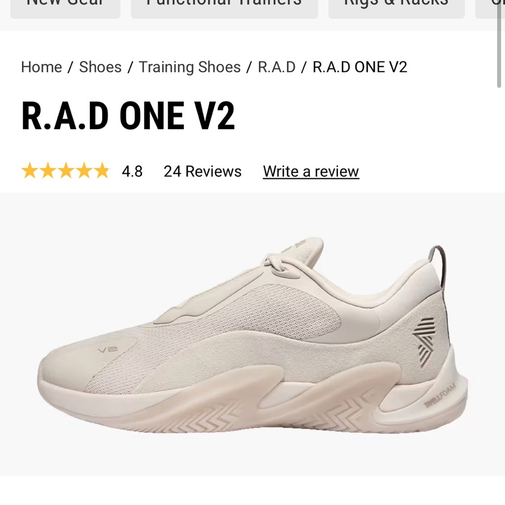 R.A.D One V2 Crystal Sneakers